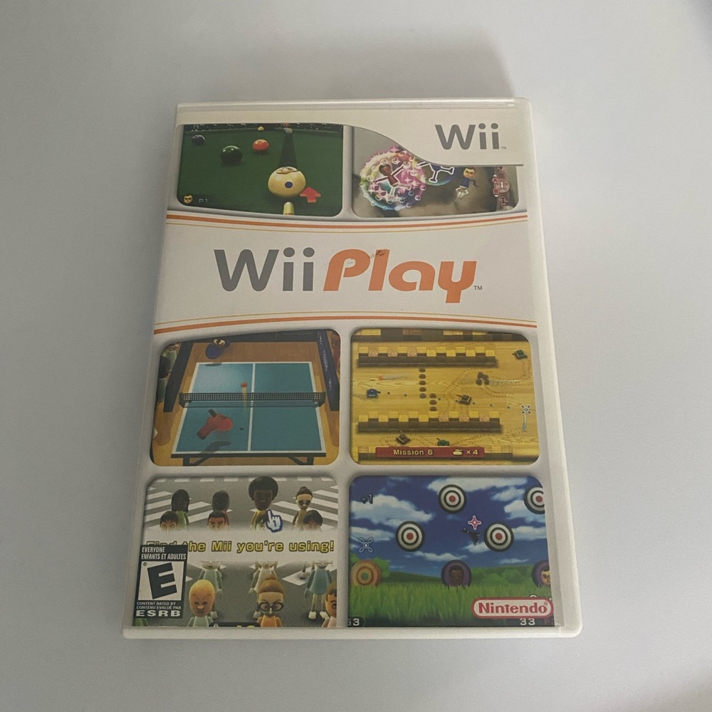Nintendo White Wii Video Games Collection